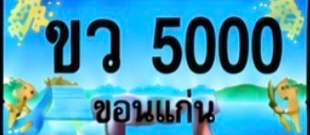 ป้ายทะเบียน ขว 5000 ขอนแก่น