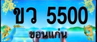 ป้ายทะเบียน ขว 5500 ขอนแก่น